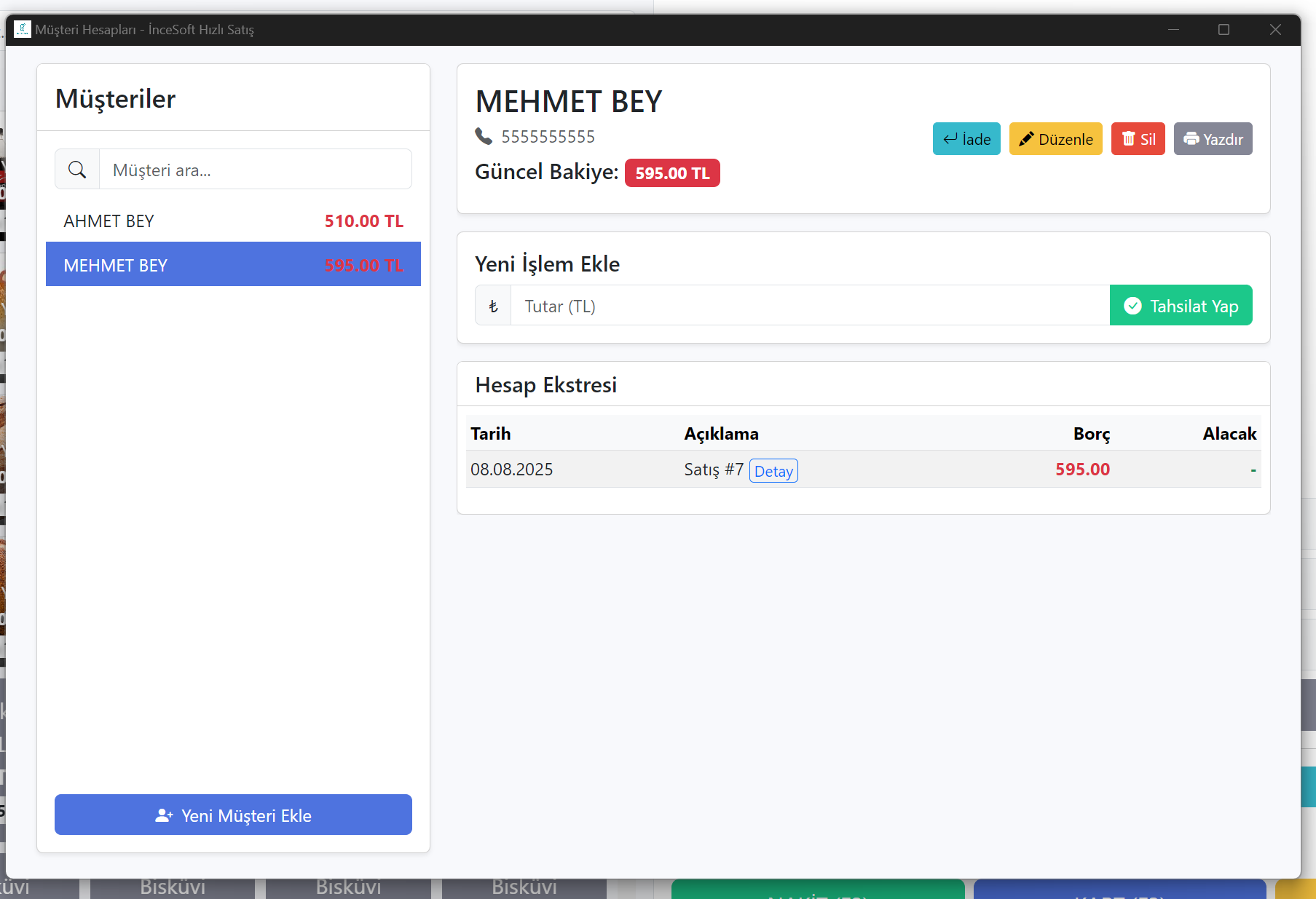 Hızlı Satış Ekranı ve Kısayollar